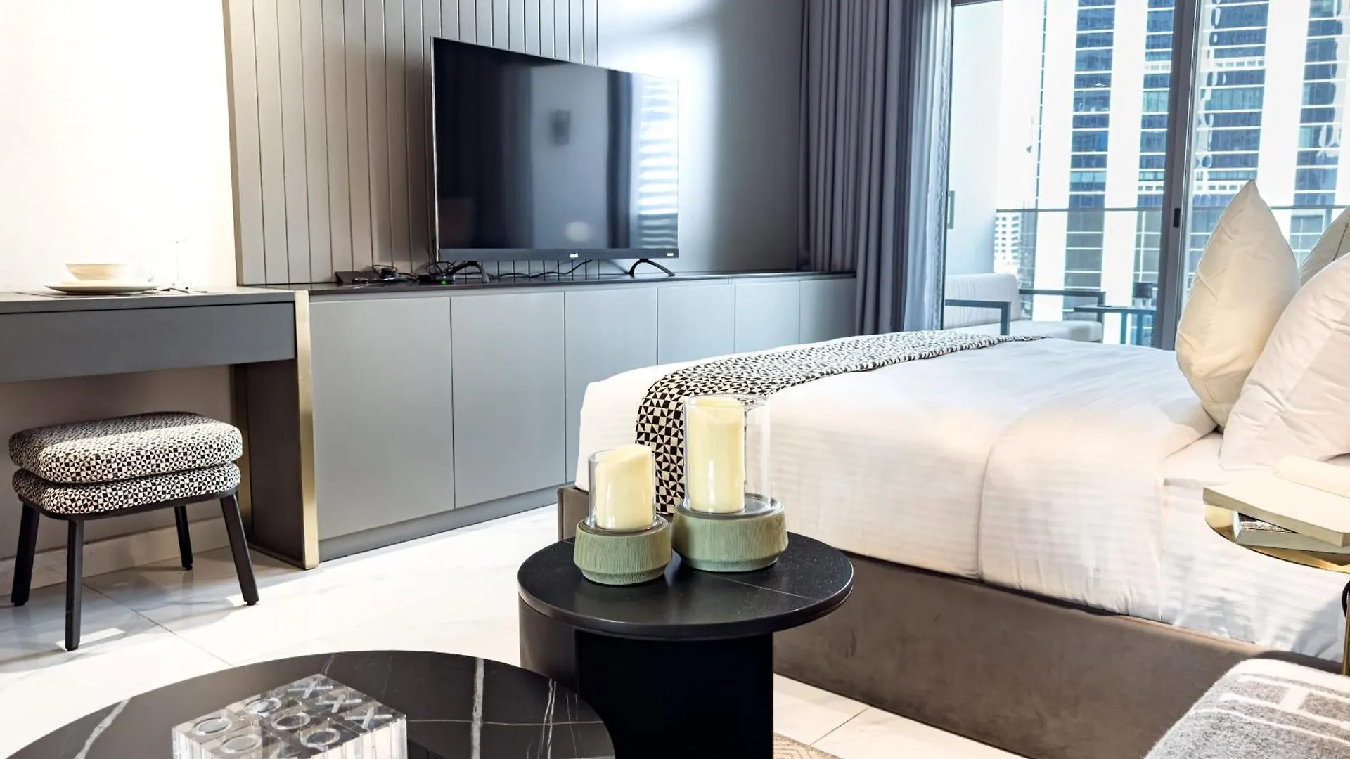 דירה Select Stay-Studio In Mag 318 - Minutes To Dubai Mall